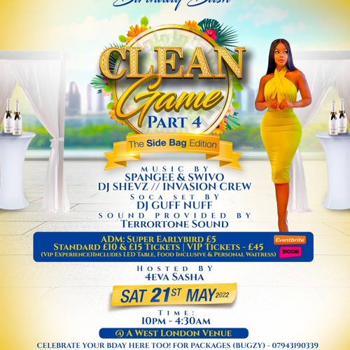 BUGZY SOUND BDAY BASH PROMO MIX (21/5/22)