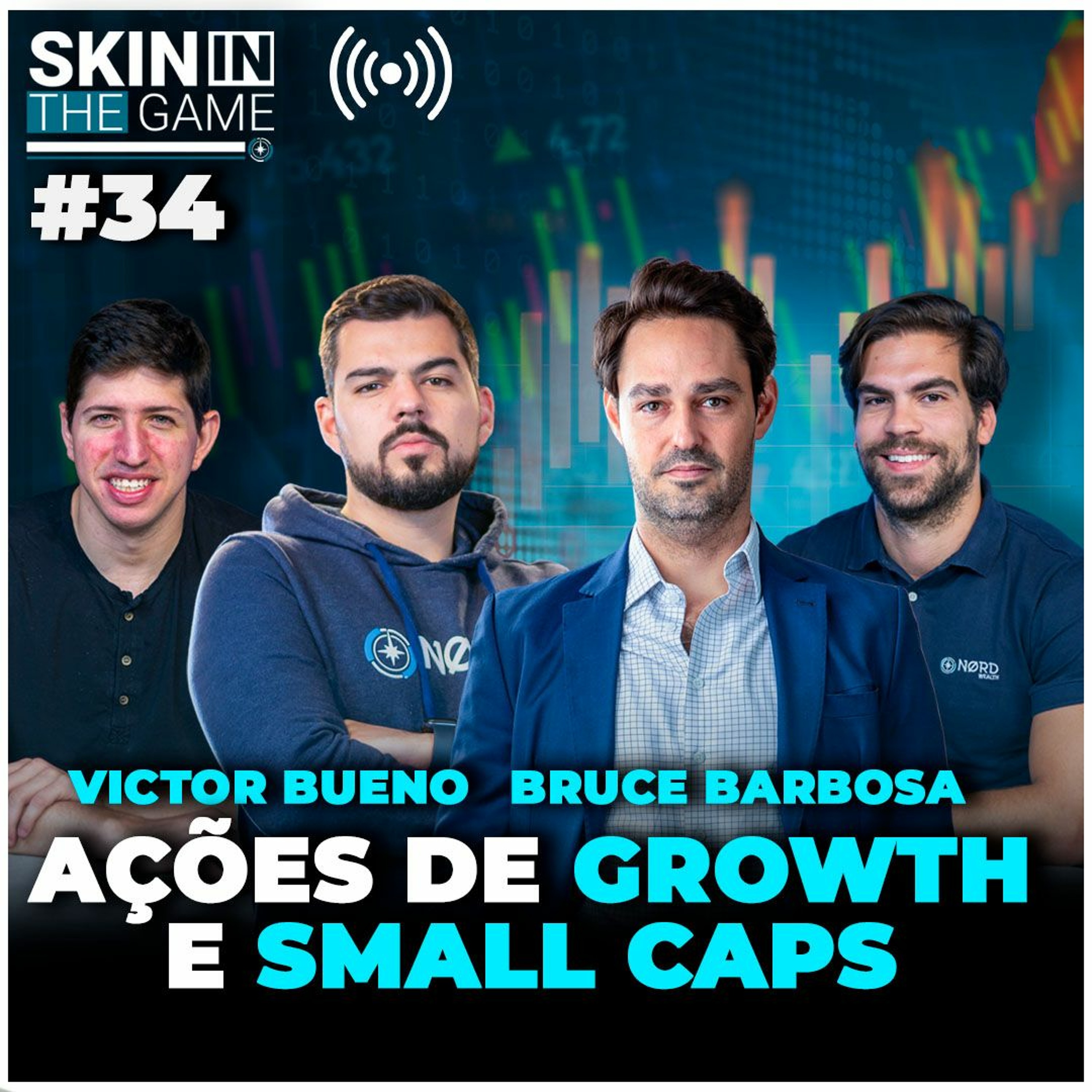 Skin In The Game #34 - Small Caps e Growth: Melhores ações de 23 | Com Bruce Barbosa e Victor Bueno