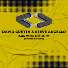 David Guetta - Baby When the Lights (Ruddek Remode) FILTERED