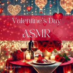 🎧ASMR | Ear-to-ear Valentines Day, Soft Spoken, Gentle Tapping, Tracing, Crackling, w/ Music