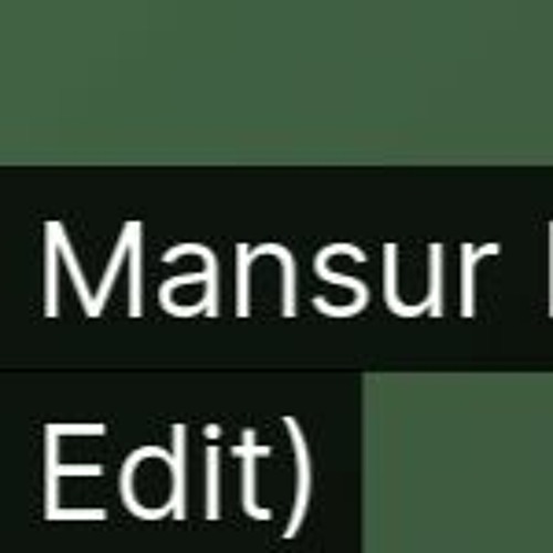 Mansur Brown - Mashita (Explit Content  Edit)