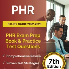 Free eBooks PHR Study Guide 2022-2023: PHR Exam Prep Book and Practice Test