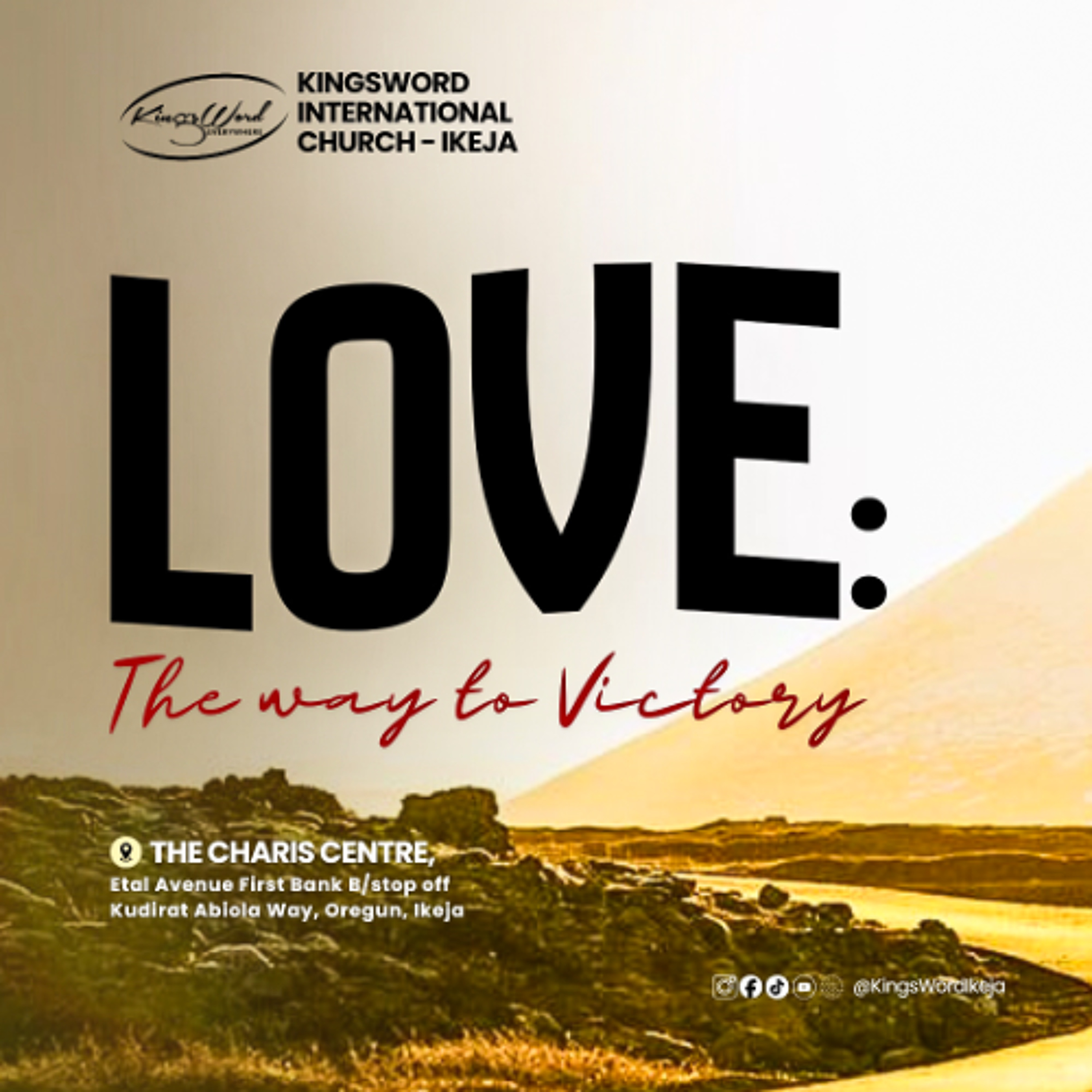 CRM SUNDAYS SERVICE - 8TH FEBRUARY 2026 - 9AM - LOVE- THE WAY TO VICTORY