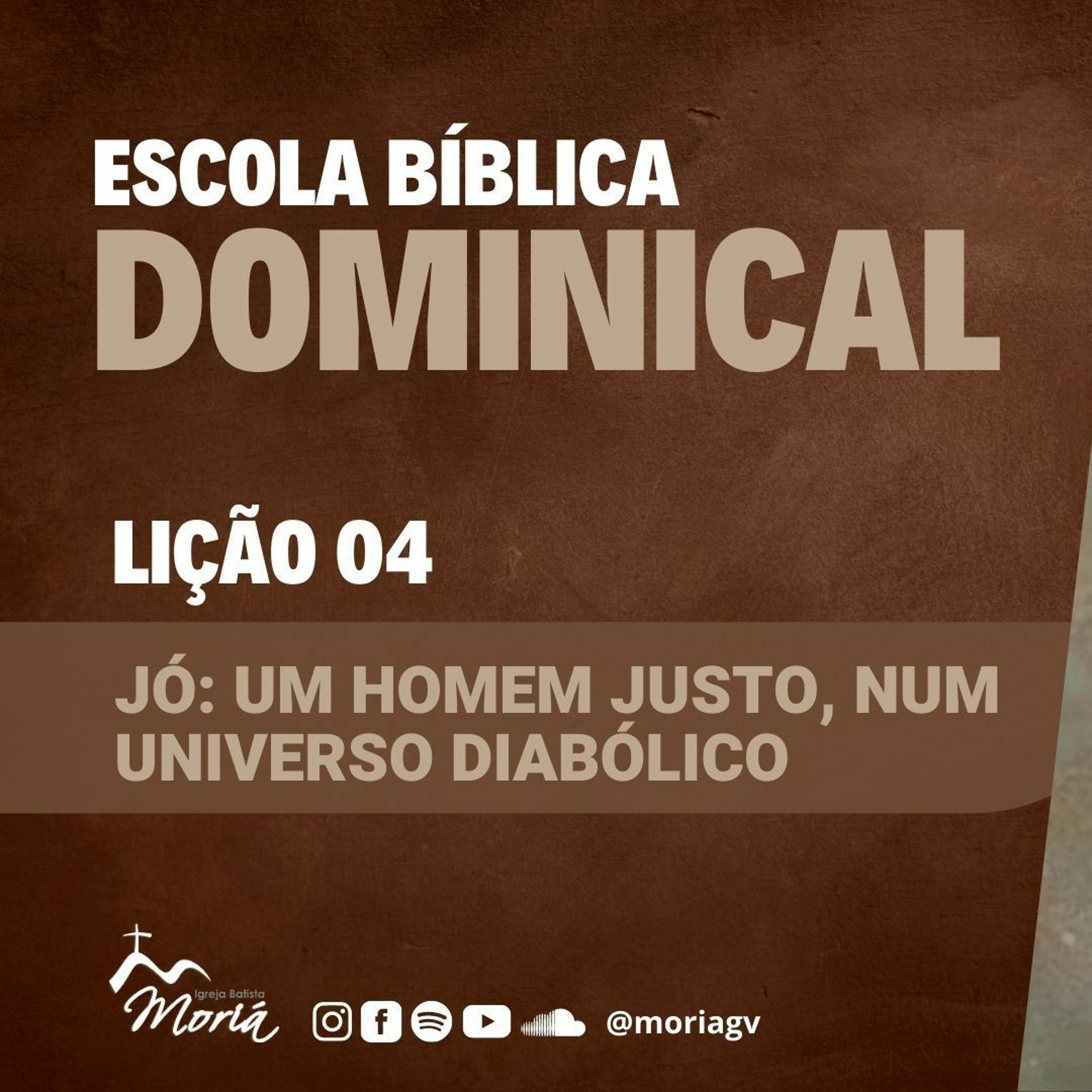 Jó: um homem justo num universo diabólico - Pra. Jacqueline Coelho - EBD [12.03.2023] episode artwork