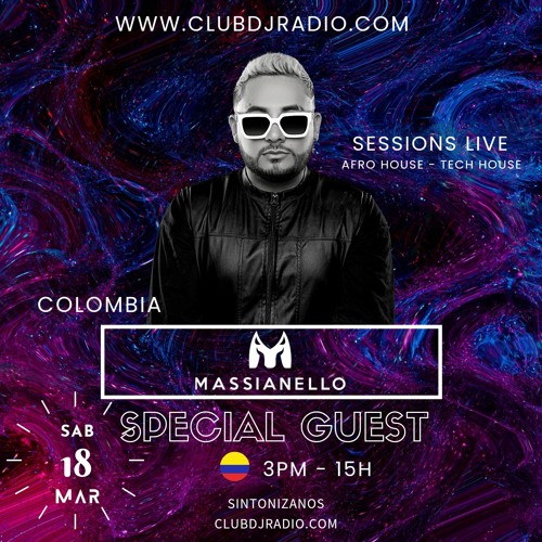 Massianello @clubdjradio.com Afro & Tech house session.