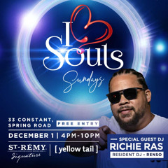 DJ RICHIE RA.S. -  I LOVE SOULS DEC 1 2024 (4HRS 37MINS LIVE AUDIO)