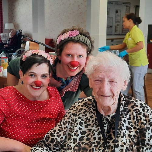 Clowns im Seniorenheim