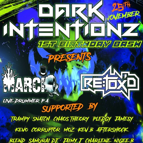 Jamesy Dark Intentionz 1st Birthday Bash Promo Mix