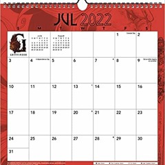 Download ⚡️ [PDF] 2022-2023 Harry Potter Academic Spiral Wall Calendar (July 2022 - June 2023) Full