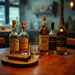 Bourbon Whiskey and Fine Cigars