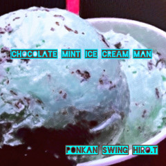 Chocolate mint ice cream man