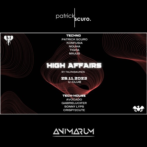 Patrick Scuro @ High Affairs | U-Club Wuppertal