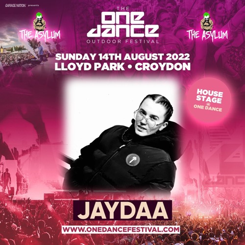 Jaydaa LIVE SET #OneDanceFestival 14/08/22 @ Lloyd Park