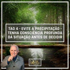TAO 4 - EVITE A PRECIPITAÇÃO - TENHA CONSCIÊNCIA PROFUNDA DA SITUAÇÃO ANTES DE DECIDIR