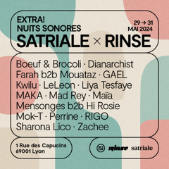 Mensonges B2B Hi Rosie : Nuits Sonore @ La Satriale - 30Mai 2025