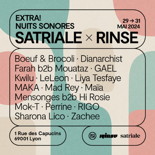 Mensonges B2B Hi Rosie : Nuits Sonore @ La Satriale - 30Mai 2025