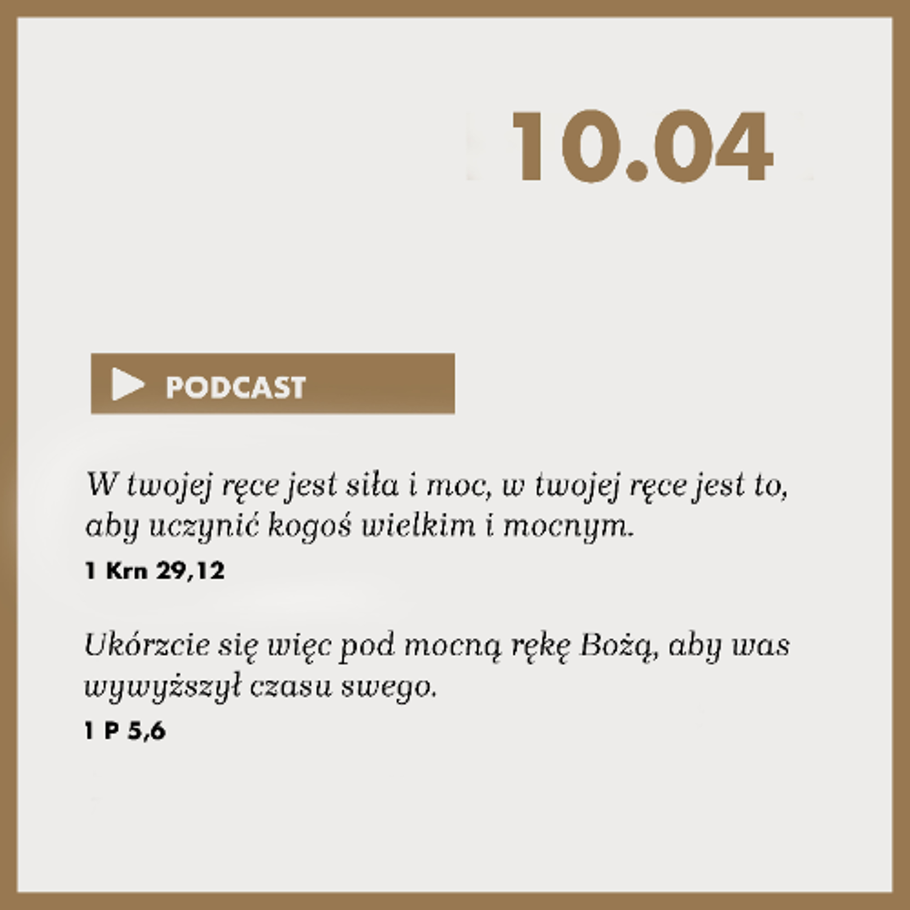 Poranek ze Słowem na 10 kwietnia 2025 episode artwork