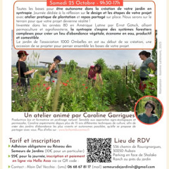 ITW - J-P.Gonzalez, C.Garrigues - Pépinière 'Le Pied de la Plante' - Atelier d'initiation Aubais 25 oct 2025