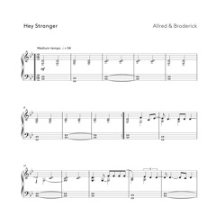 Allred & Broderick - Hey Stranger (Solo Piano Version)