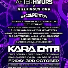 AFTER HOURS X VILLANIOUS DJ COMP: DJ DONBASS