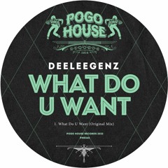 DEELEEGENZ - What Do You Want [PHR360] Pogo House Rec / 19th August 2022