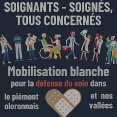 Reportage - Mobilisation blanche Oloron 24 03 2023