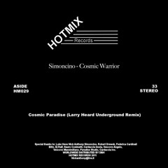 HM029 - SIMONCINO - COSMIC WARRIOR (LARRY HEARD & RON TRENT REMIXES) - HOTMIX RECORDS