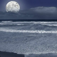 North Sea Moonrise
