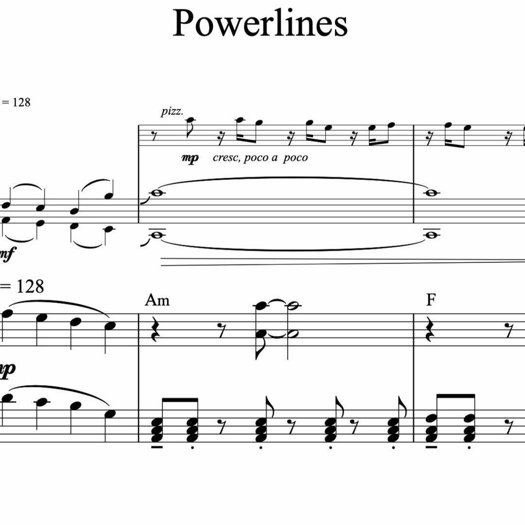 Stream Powerlines Karaoke Sample by Lindsey Stirling Sheet Music ...
