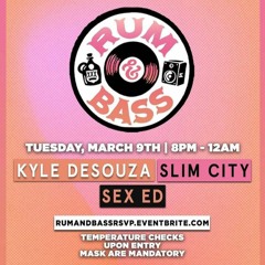 Kyle DeSouza and Slim City live @ rum and bass 3/10/21