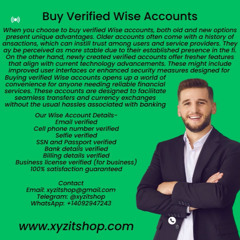 Top Place to Buy Verified Wise Accounts Online...