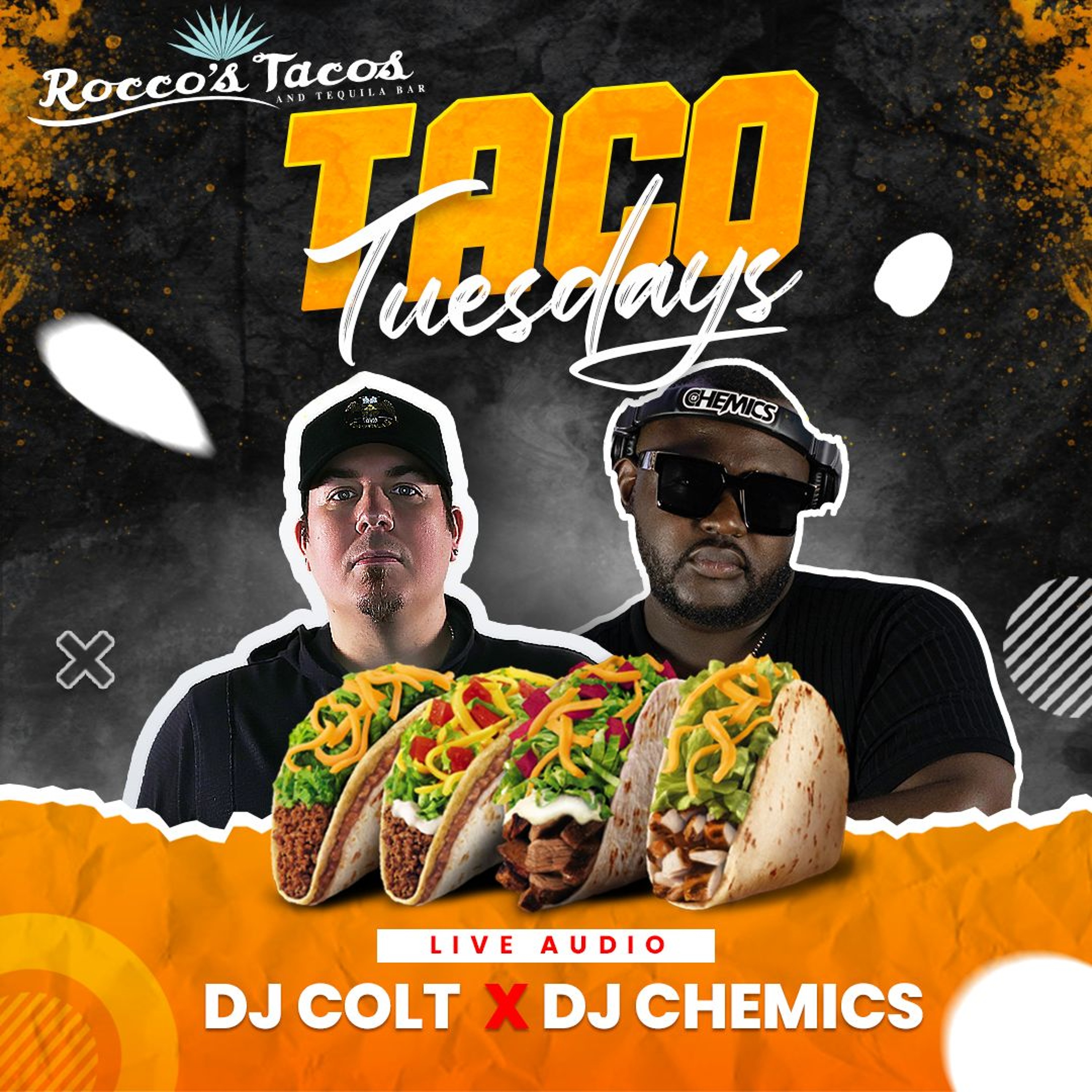 Taco Tuesdays Live Audio I DJ Chemics & DJ Colt I Rocos Tacos & Tequila Bar I Orlando I Open Format episode artwork