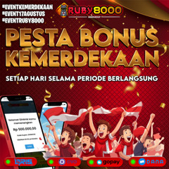 RUBY8000 - BONUS SPESIAL BULAN AGUSTUS