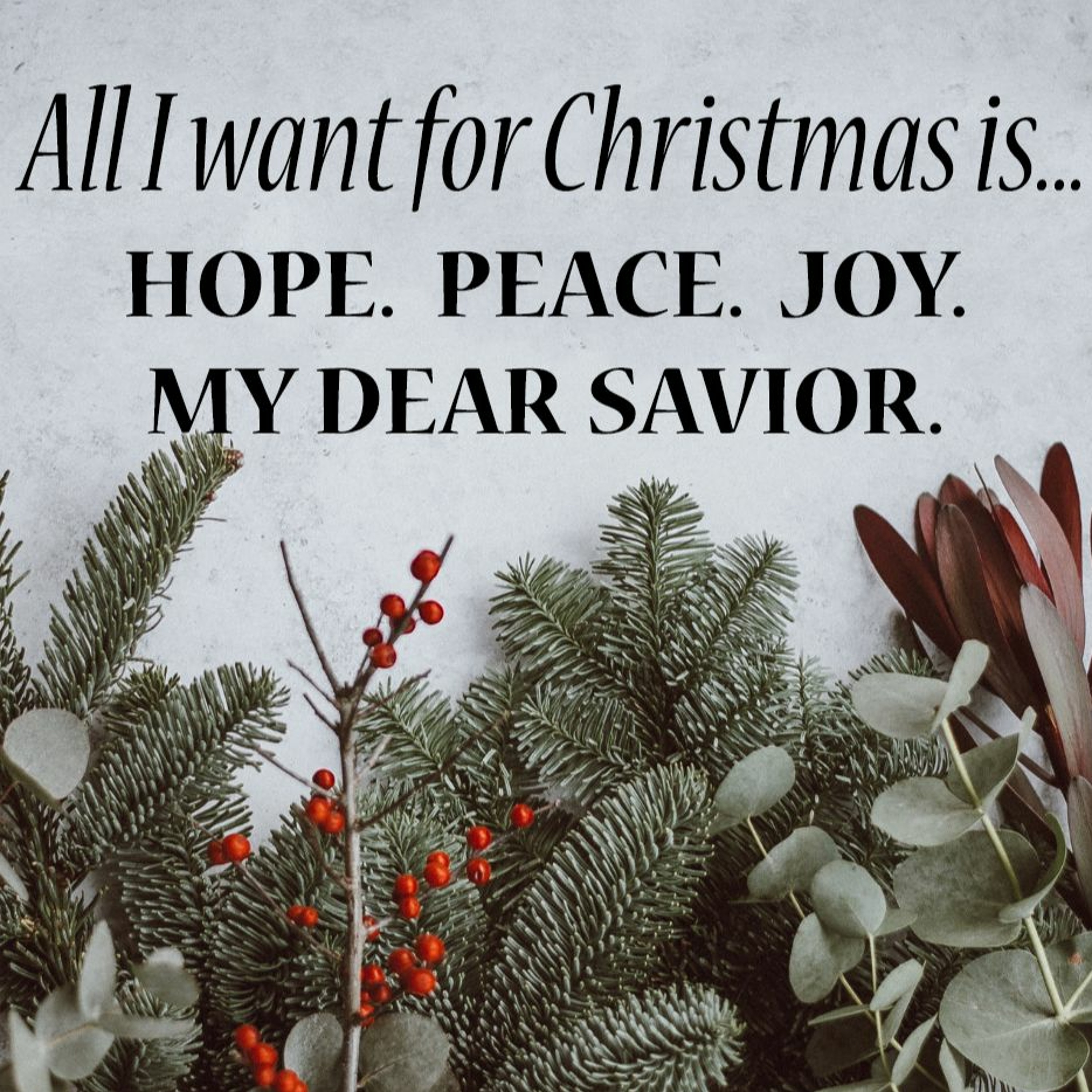12/11/2022 - Luke 2:8 "All I want for Christmas is...PEACE" episode artwork