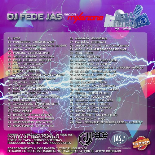 Stream MEGA RETRO - Mixer Zone Dj Fede Jas - CUMBIA VOL. 1 by JuanC |  Listen online for free on SoundCloud