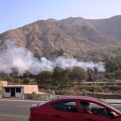 Chosica: Incendio forestal en Huampaní Alto