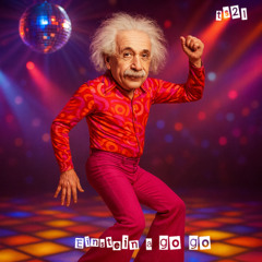 Einstein a go go (in the style of Landscape)