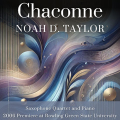Chaconne for Saxophone Quartet and Piano