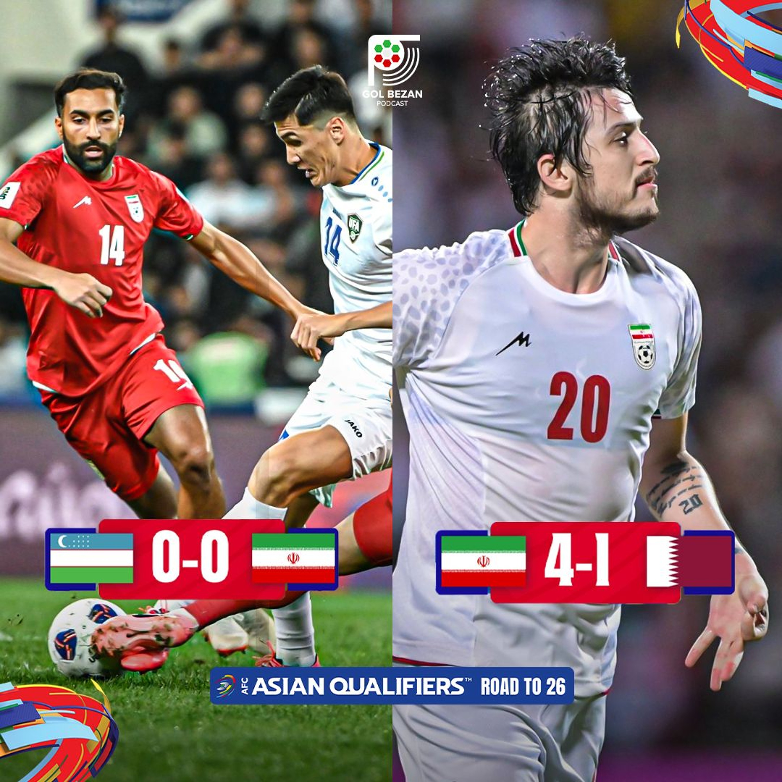 Analysis: Uzbekistan 0 - 0 Iran | Iran 4 - 1 Qatar