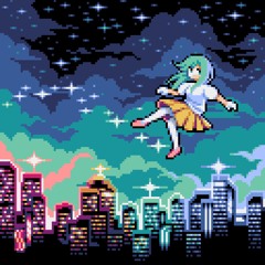 Dreamy night city
