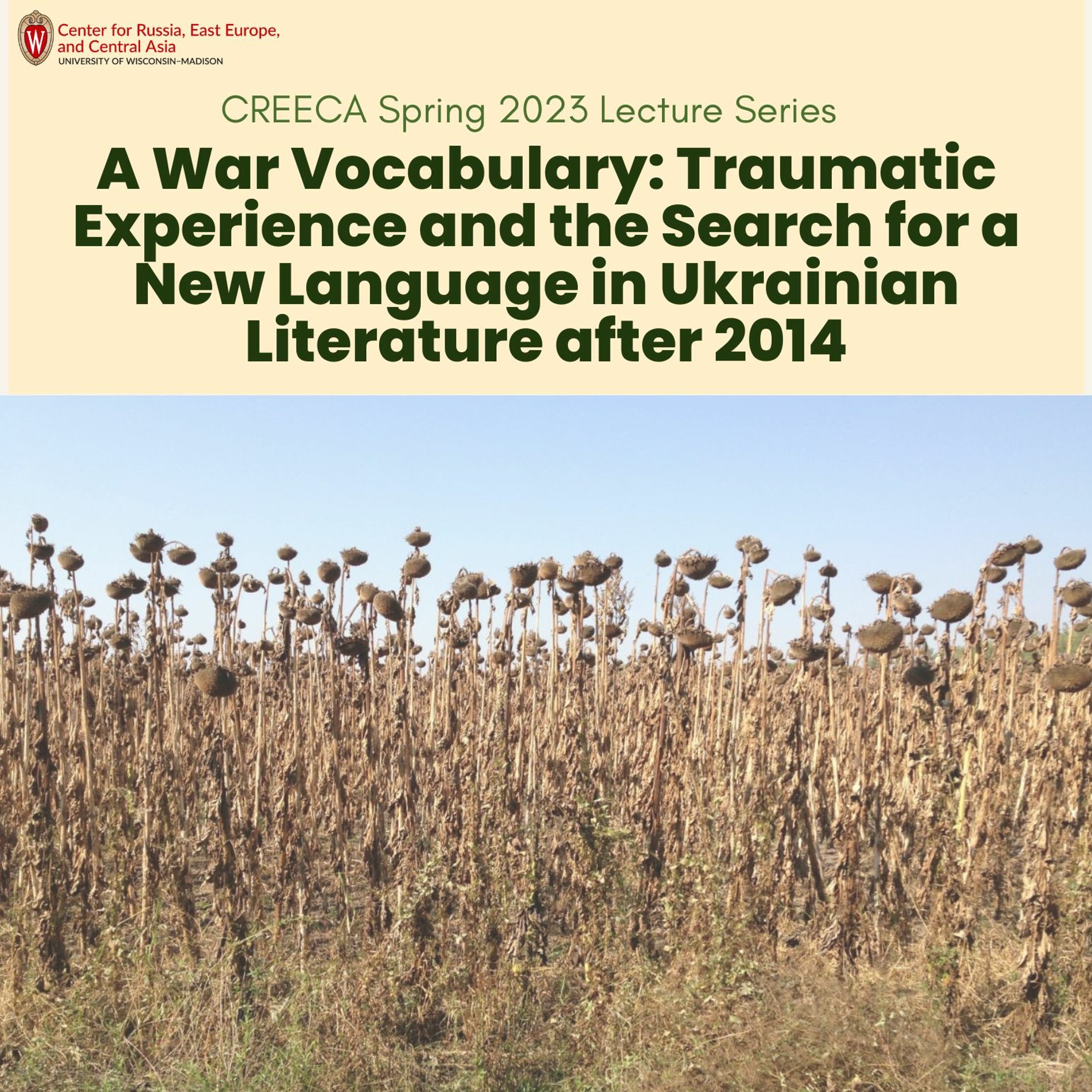 A War Vocabulary: Traumatic Experience and the Search for a New Language in Ukrainian Literature episode artwork