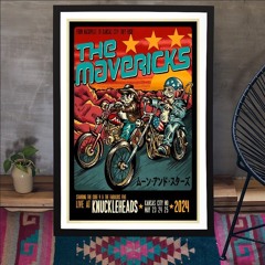 The Mavericks 5/23-5/25/2024 Knuckleheads Kansas City MO Poster