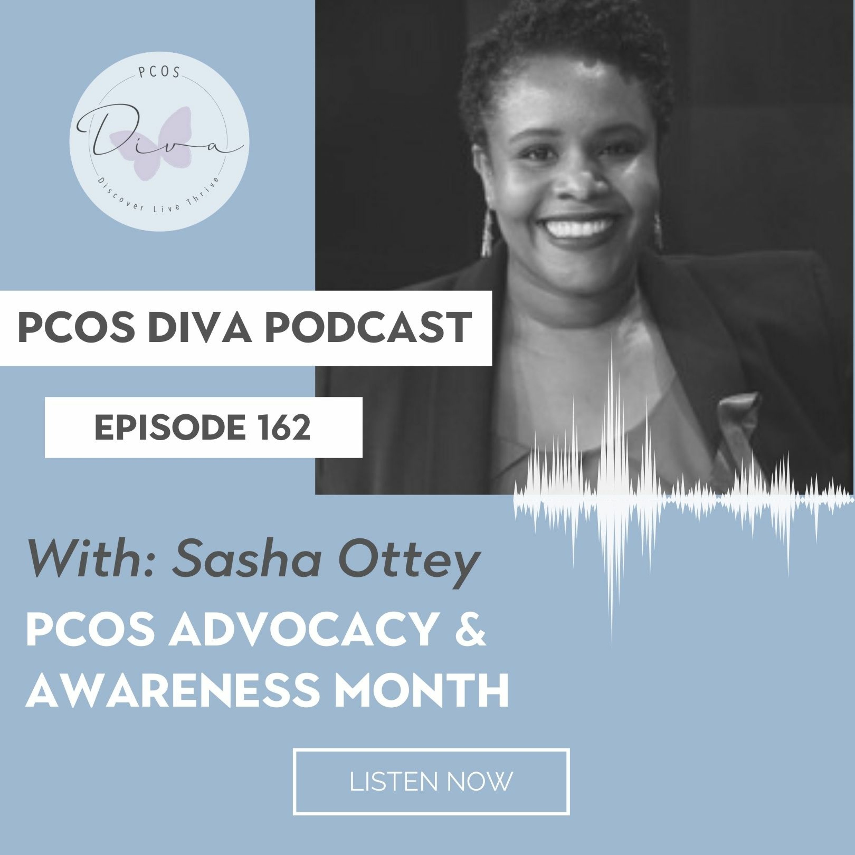 cover of episode 162- PCOS Advocacy & Awareness Month 2021