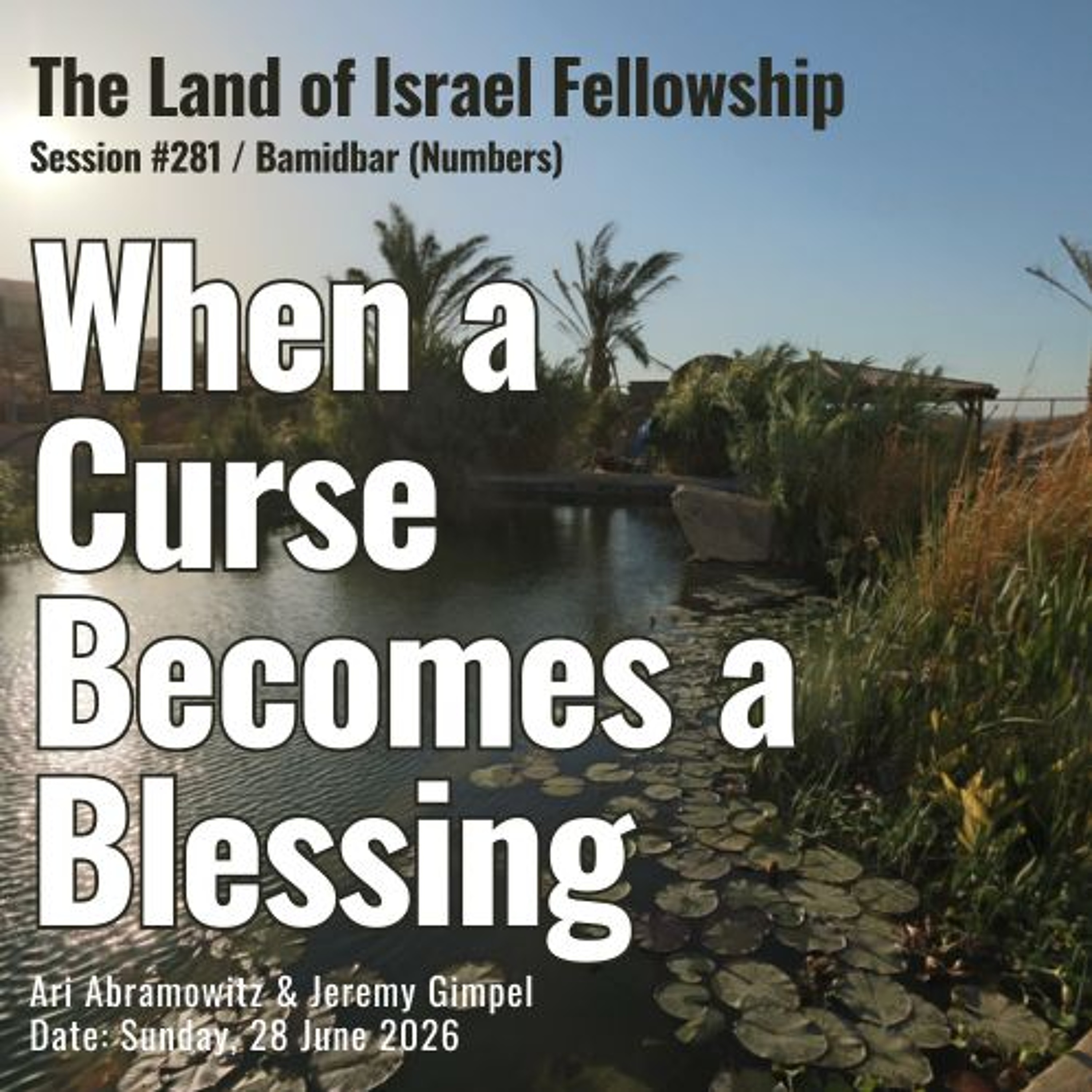 When a Curse Becomes a Blessing (Parshat Balak) | Land of Israel Fellowship episode artwork