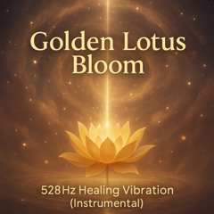 Golden Lotus Bloom — 528Hz Healing Vibration (Instrumental / No Voice)