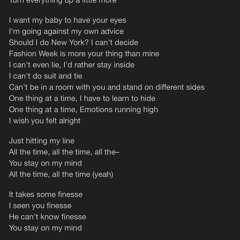 i want my baby to have your eyes..