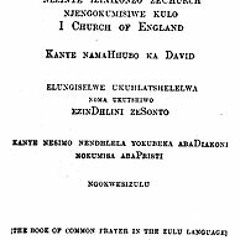Roman Catholic Zulu Hymn Book