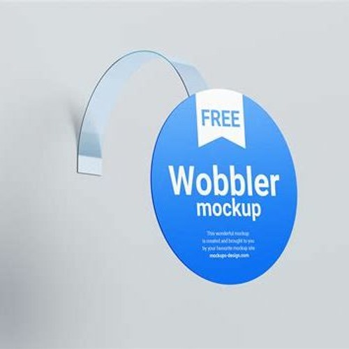 Stream 310+ Wobbler Mockup Psd Free Download Template by Salih Ramli