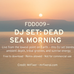 FDDOO9 DJ Set Dead Sea morning