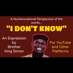 "I DON T KNOW" | A Numerovational Perspective
